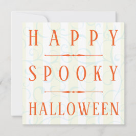 Lycklig-taloky Halloween-kortmall