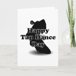 Lycklig Tap Dance Day Kort