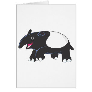 Lycklig Tapir Hälsningskort