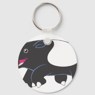Lycklig Tapir Nyckelring