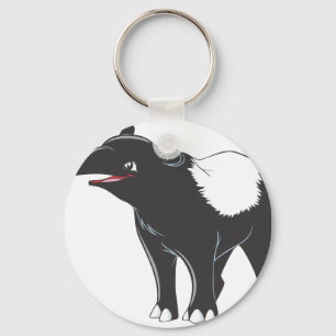 Lycklig Tapir Nyckelring
