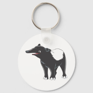 Lycklig Tapir Nyckelring