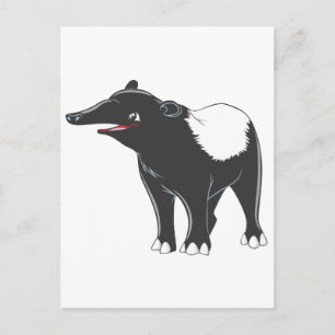Lycklig Tapir Vykort