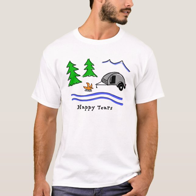 Lycklig tårar tee (Framsida)