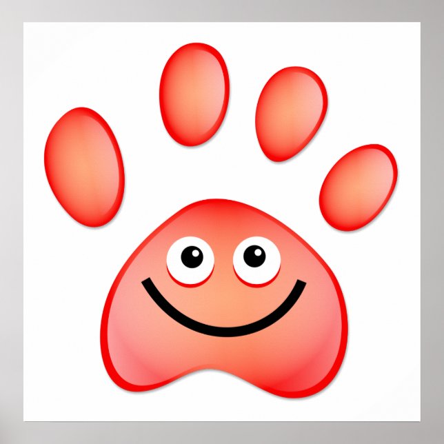 Lycklig Tass Poster (Framsidan)