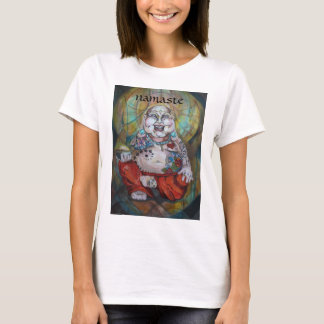 Lycklig tatuerade Buddha T Shirt