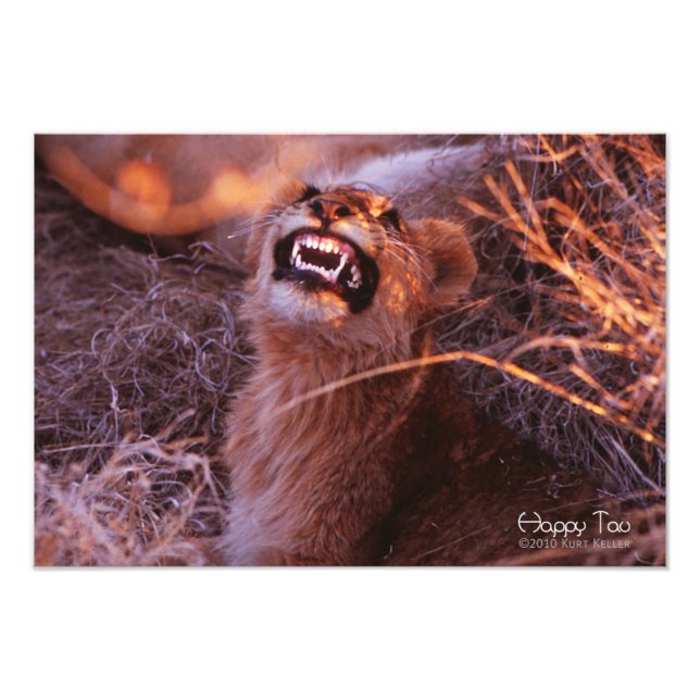 Lycklig Tau Fototryck (Framsidan)