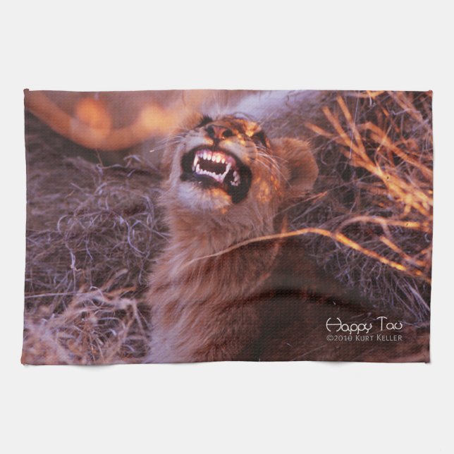 Lycklig Tau Kökshandduk (Horisontell)