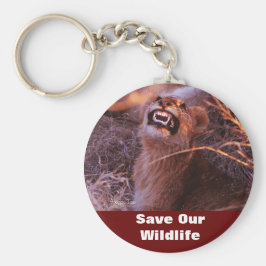 Lycklig Tau Spara Vår Wildlife-Nyckelring Nyckelring