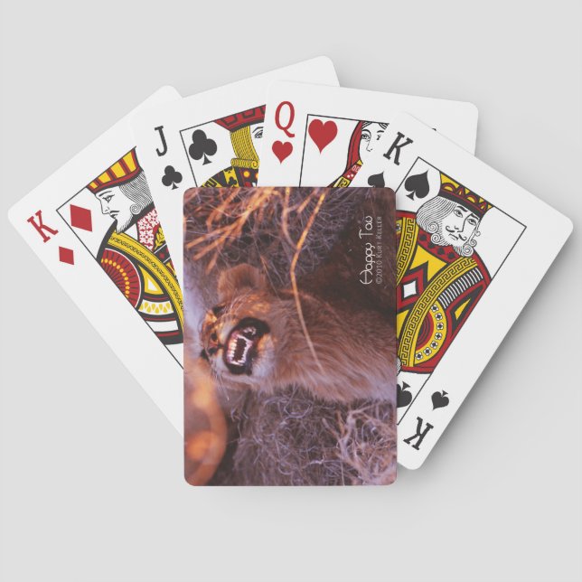 Lycklig Tau Spel Kort (Baksidan)