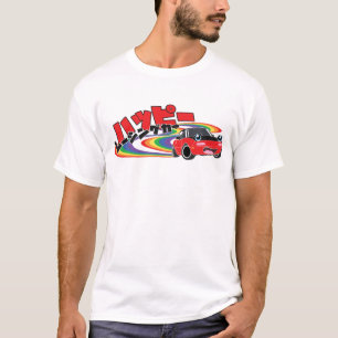 "Lycklig tävlings- bil" Miata T Shirt