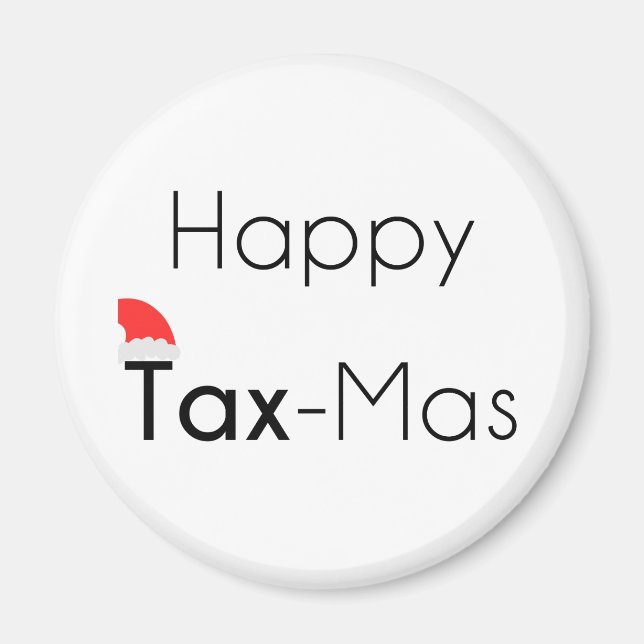 Lycklig TaxMas Magnet (Framsidan)