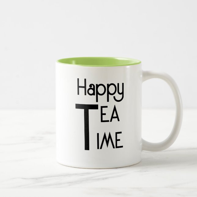 Lycklig Tea Time Två-Tonad Mugg (Höger)