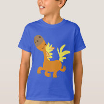 Lycklig Tecknad Pony Kids T-shirt