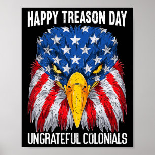 Lycklig Tendagen Independence day Roligt 4 juli Poster