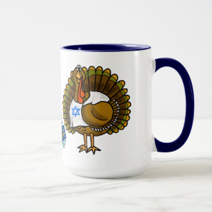Lycklig ThanksGe ukah Judiska Turkiet Mugg