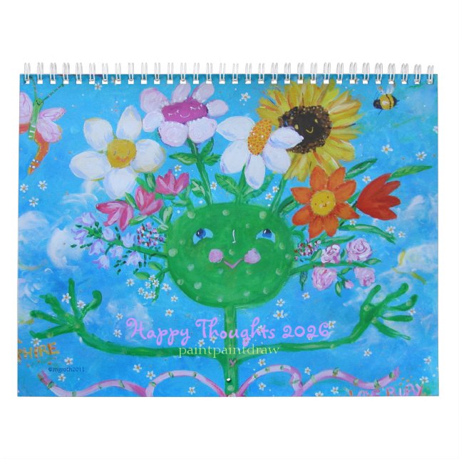 Lycklig Thoughts 2026 Calendar Kalender (Omslag)