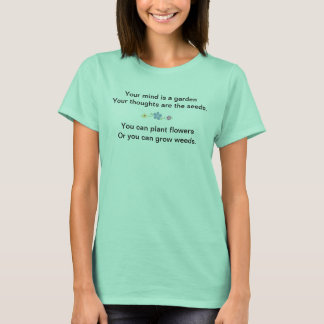Lycklig Thoughts Motivational T-shirt