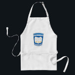 Lycklig till  dig grekiska NYC Blue Middag Coffee  Förkläde<br><div class="desc">Köksbrickan har ett klassiskt NYC deli-stil blå grekiskt kaffe kopp med "Vi är lycklig till dig" som är märkt på framsidan. Skapat från en originalmarkörillustration. Det finns också många ytterligare illustrationer från den här butiken. Ser du inte vad du är tittar för? Behöver du hjälp med anpassning? Kontakta Rebecca för...</div>