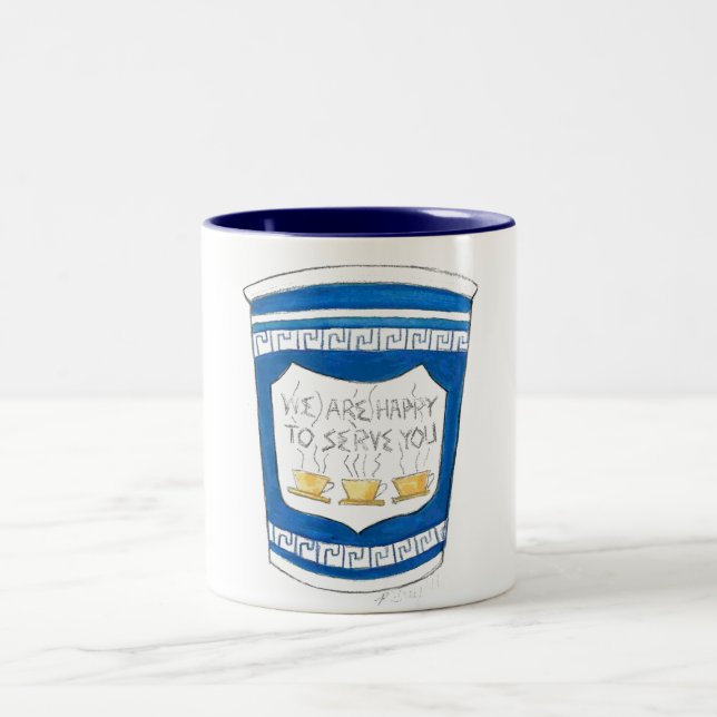 Lycklig till  dig Kaffe Kopp Mugg (Center)