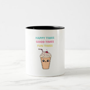 Lycklig Times, Bra Times, Roligt Times Two Toning Två-Tonad Mugg