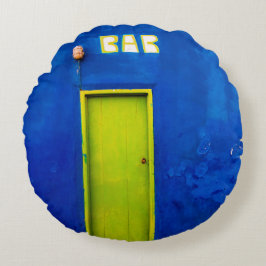 Lycklig timmar rund kudde