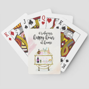 Lycklig-timme hemma i casinokort