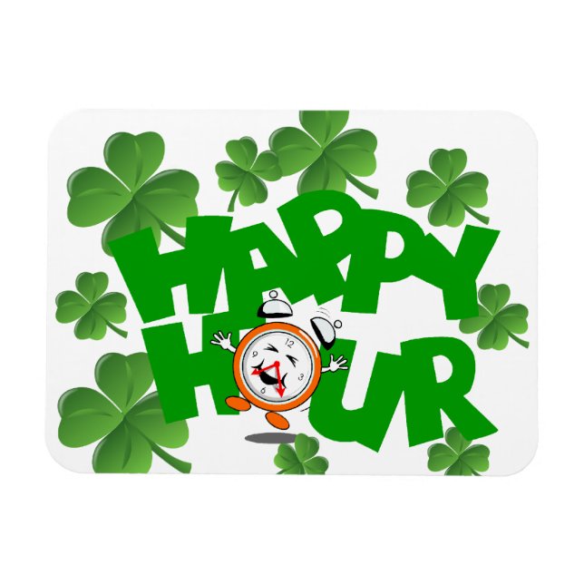 Lycklig timme magnet (Horisontell)