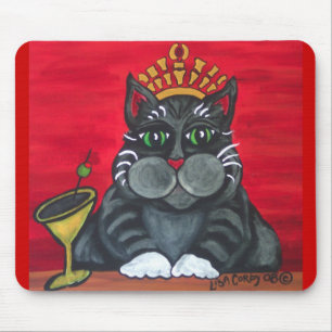 Lycklig timme Mousepad för fet katt Musmatta