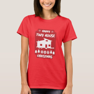 Lycklig Tiny House-jul T Shirt