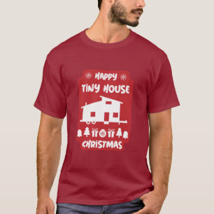 Lycklig Tiny House jul T-Shirt