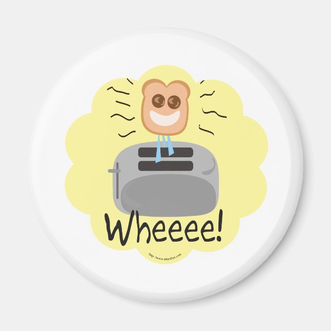 Lycklig Toast! Magnet (Framsidan)