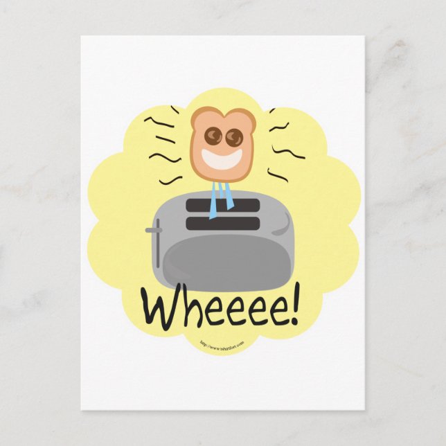 Lycklig Toast! Vykort (Framsida)