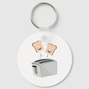 Lycklig Toaster Nyckelring