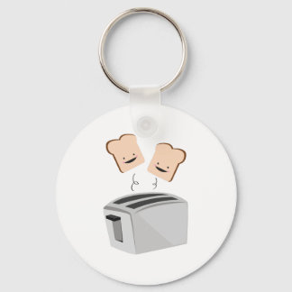 Lycklig Toaster Nyckelring