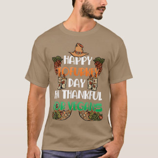 Lycklig Tofurkey Day Vegans Vegetarian Tofu Älskar T Shirt