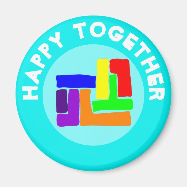 LYCKLIG TOGETHER MAGNET (Framsidan)