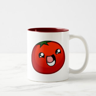 Lycklig tomatmugg Två-Tonad mugg