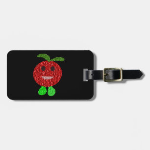 Lycklig Tomato Anpassningsbar Luggage Tag Bagagebricka
