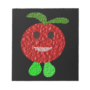 Lycklig Tomato Anteckningsblock