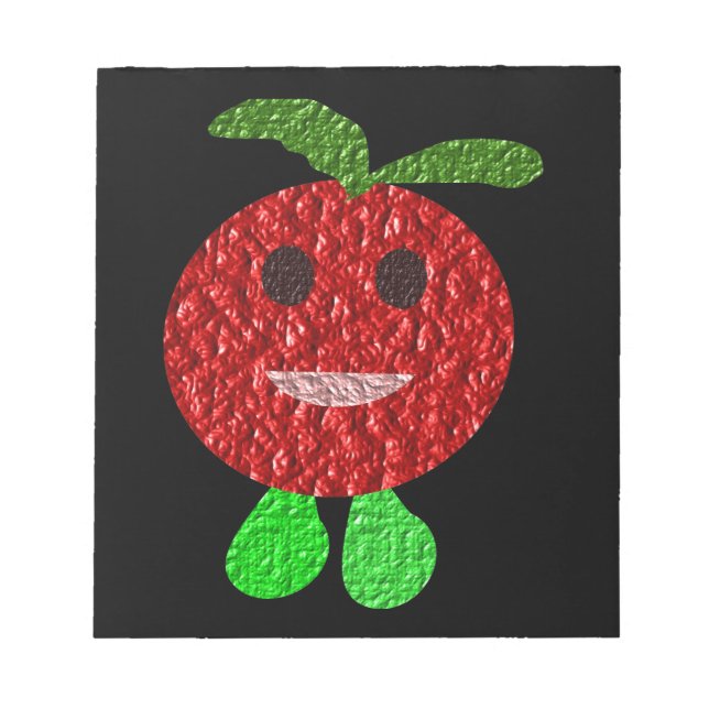 Lycklig Tomato Anteckningsblock (Framsida)