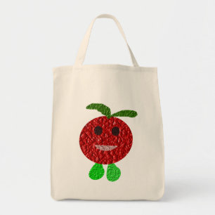 Lycklig Tomato Organic Livsmedel Tote Bag Tygkasse