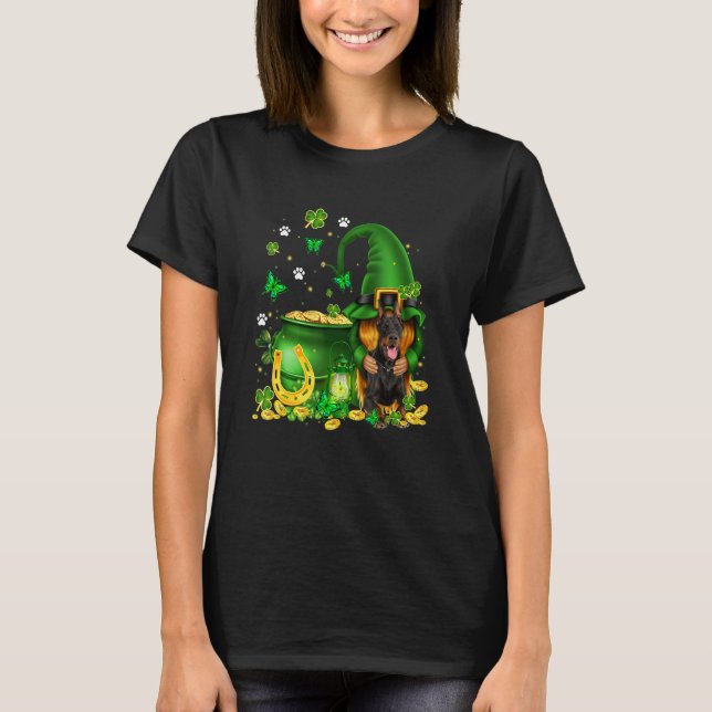 Lycklig Tomte U2013 Tomte Kram Dobermann Hund St P T Shirt (Framsida)