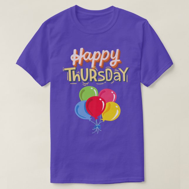 Lycklig Torsdagen T Shirt (Design framsida)