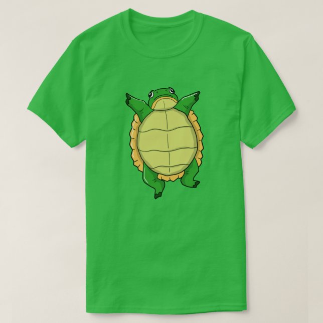 Lycklig Tortoise T Shirt (Design framsida)