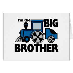 Lycklig Tracks Big Brother Hälsningskort