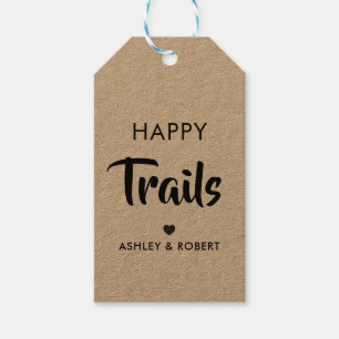 Lycklig Trails Gift Märkre, Nöt & Trail Mix Märkre Presentetikett