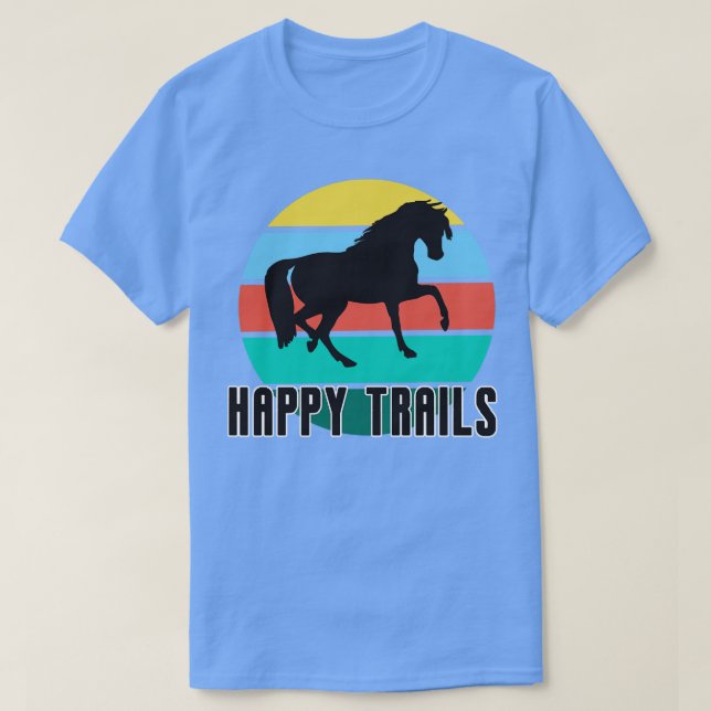 LYCKLIG TRAILS Horse T Shirt (Design framsida)