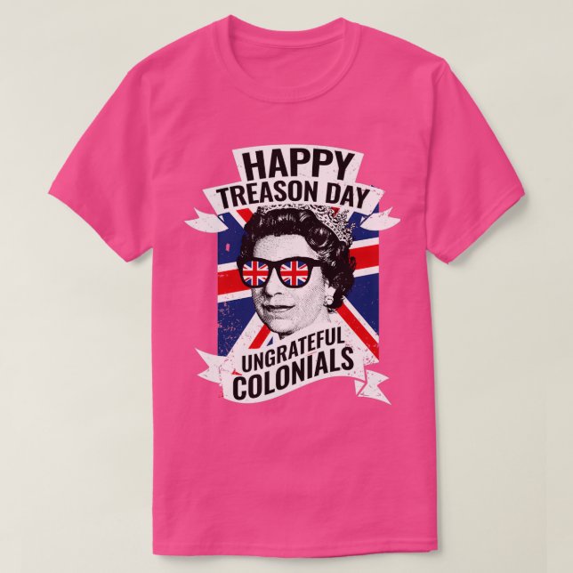Lycklig Tresedagen (den brittiska drottningen) T Shirt (Design framsida)