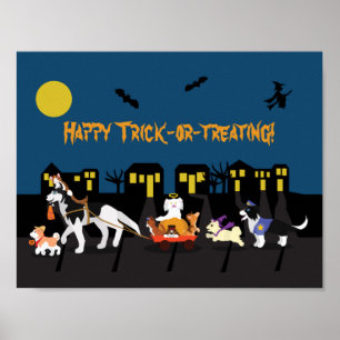 Lycklig Trick eller Behandla! Poster